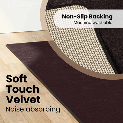 Mattlöpare MARSA Antracit 100 x 400 cm Polyester och PVC
