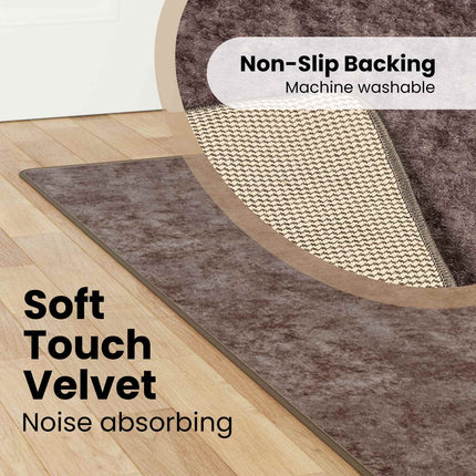 Mattlöpare MARSA Grå 50 x 250 cm Polyester och PVC