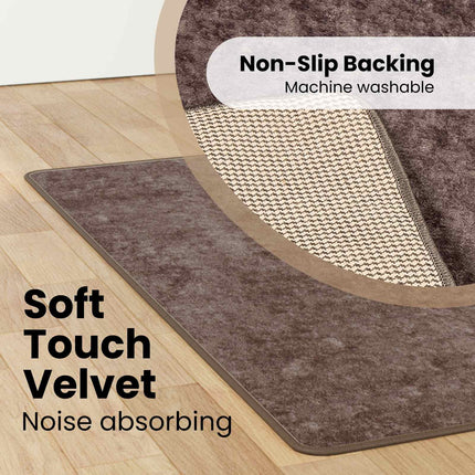 Mattlöpare MARSA Grå 80 x 150 cm Polyester och PVC