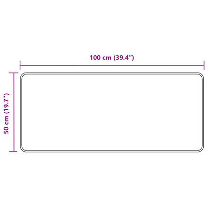 Mattlöpare MARSA Gul 50 x 100 cm Polyester och PVC