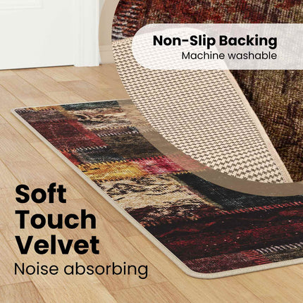 Mattlöpare MARSA Flerfärgsdesign 50 x 100 cm Polyester och PVC