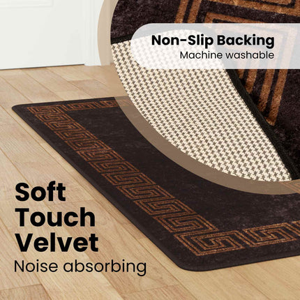 Mattlöpare MARSA Svart 50 x 100 cm Polyester och PVC
