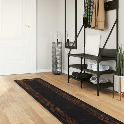 Mattlöpare MARSA Svart 50 x 400 cm Polyester och PVC