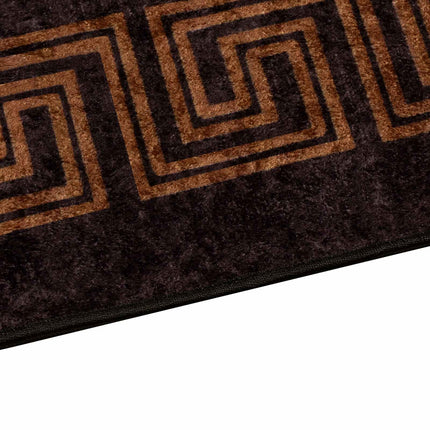 Mattlöpare MARSA Svart 50 x 450 cm Polyester och PVC