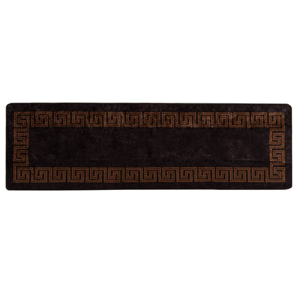 Mattlöpare MARSA Svart 80 x 250 cm Polyester och PVC