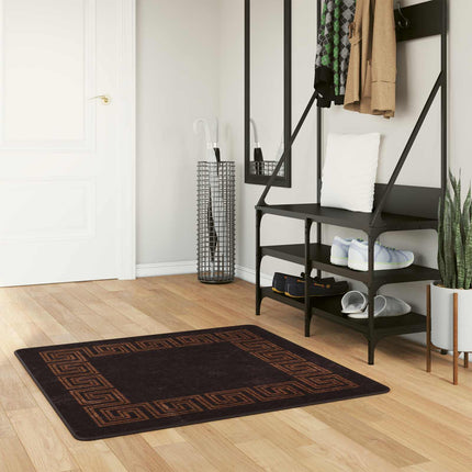 Mattlöpare MARSA Svart 100 x 100 cm Polyester och PVC