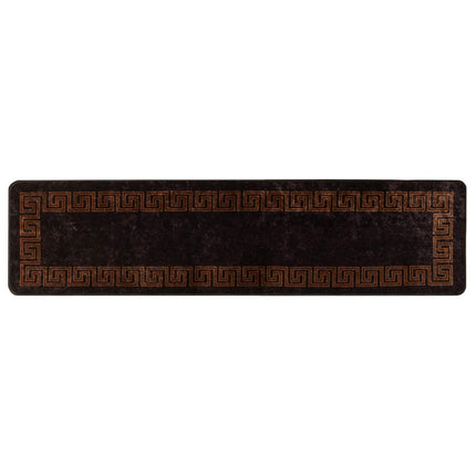 Mattlöpare MARSA Svart 100 x 400 cm Polyester och PVC