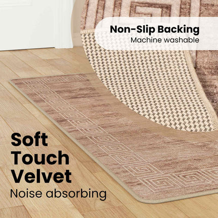 Mattlöpare MARSA Vit 50 x 100 cm Polyester och PVC