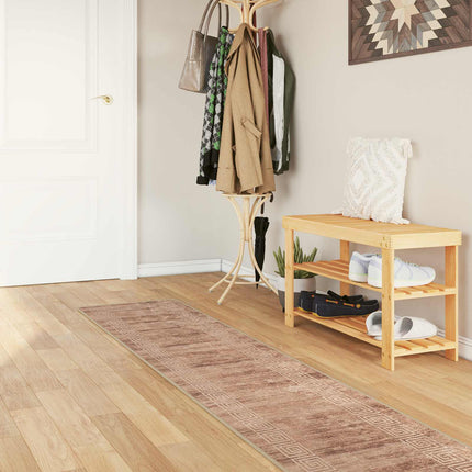 Mattlöpare MARSA Vit 50 x 250 cm Polyester och PVC