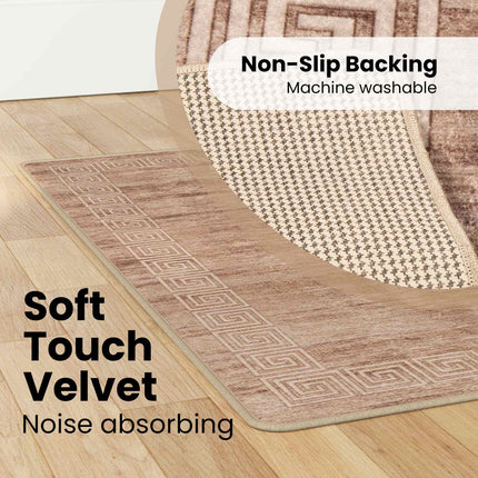 Mattlöpare MARSA Vit 80 x 100 cm Polyester och PVC