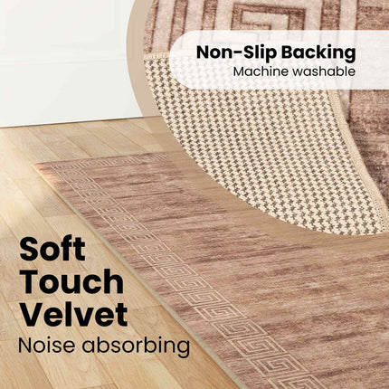 Mattlöpare MARSA Vit 80 x 350 cm Polyester och PVC