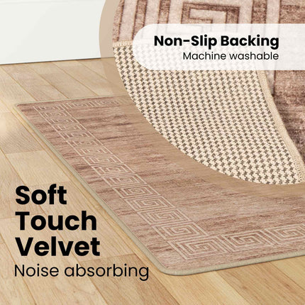 Mattlöpare MARSA Vit 100 x 200 cm Polyester och PVC