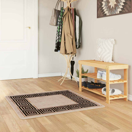Mattlöpare MARSA Svart 100 x 100 cm Polyester och PVC