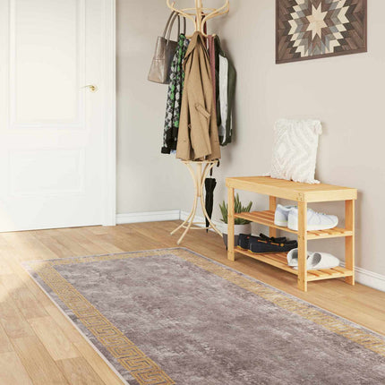Mattlöpare MARSA Grå 80 x 250 cm Polyester och PVC