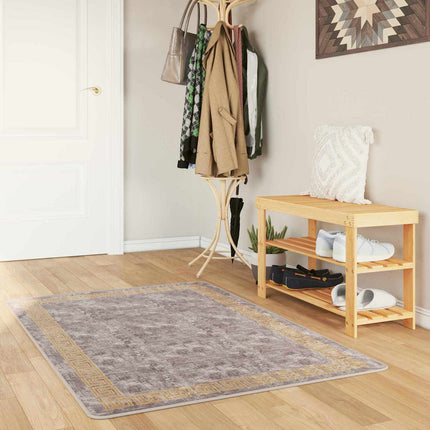 Mattlöpare MARSA Grå 100 x 150 cm Polyester och PVC