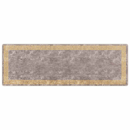 Mattlöpare MARSA Grå 100 x 300 cm Polyester och PVC