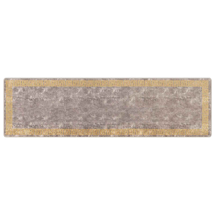 Mattlöpare MARSA Grå 100 x 350 cm Polyester och PVC