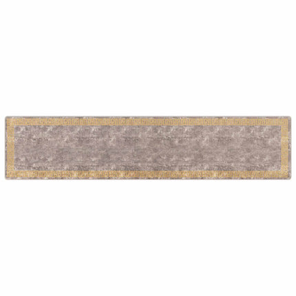 Mattlöpare MARSA Grå 100 x 450 cm Polyester och PVC