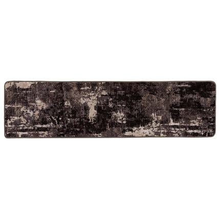Mattlöpare MARSA Svart 80 x 400 cm Polyester och PVC