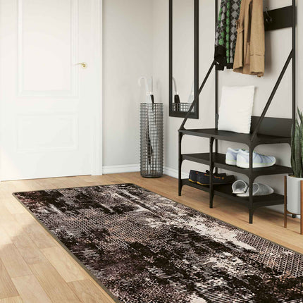 Mattlöpare MARSA Svart 100 x 250 cm Polyester och PVC