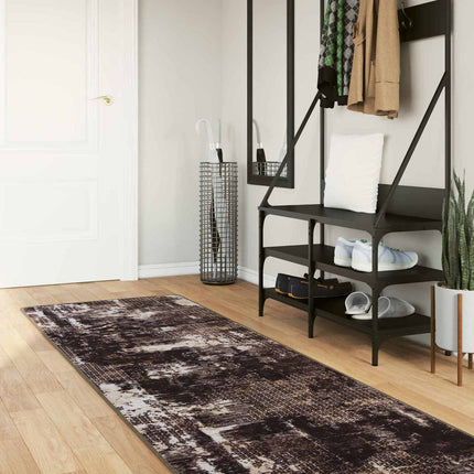 Mattlöpare MARSA Svart 100 x 450 cm Polyester och PVC
