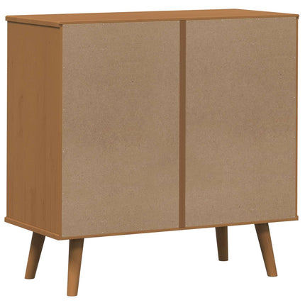 Kommode MOLDE Karamell 80 x 40 x 80 cm Massiv furu
