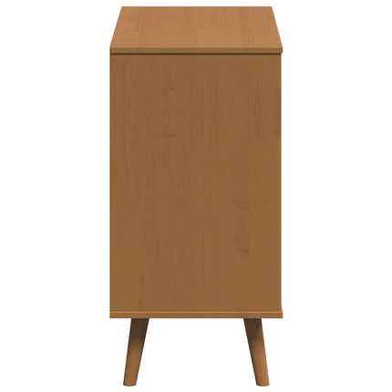 Kommode MOLDE Karamell 80 x 40 x 80 cm Massiv furu