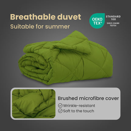 Sommar Duvet 220 x 155 cm Sommar 200 gsm Grön