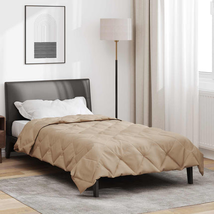 Sommar Duvet Taupe 200 x 140 cm Mikrofiber