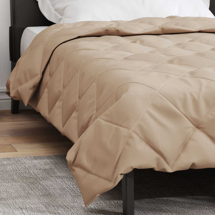 Sommar Duvet Taupe 200 x 155 cm Mikrofiber