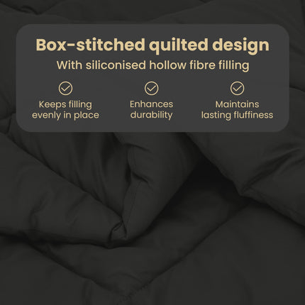 Sommar Duvet 200 x 140 cm Sommar 200 gsm Svart