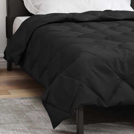 Sommar Duvet Svart 220 x 140 cm Mikrofiber
