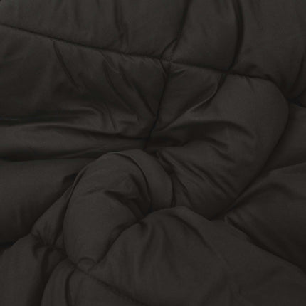 Sommar Duvet Svart och Taupe 200 x 200 cm Mikrofiber