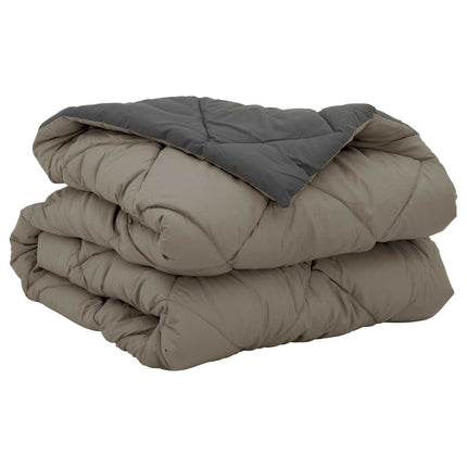 Sommar Duvet Ljusgrå och antracit 200 x 135 cm Mikrofiber
