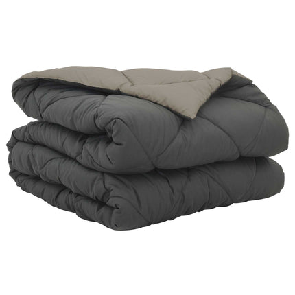 Sommar Duvet Ljusgrå och antracit 200 x 140 cm Mikrofiber