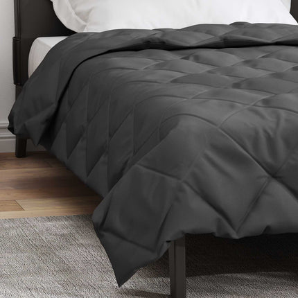 Full Års-Duvet Antracit 135 x 200 cm Mikrofiber