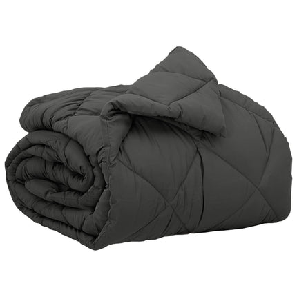 Full Års-Duvet Antracit 135 x 220 cm Mikrofiber