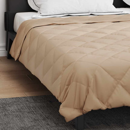 Full Års-Duvet Taupe 200 x 200 cm Mikrofiber