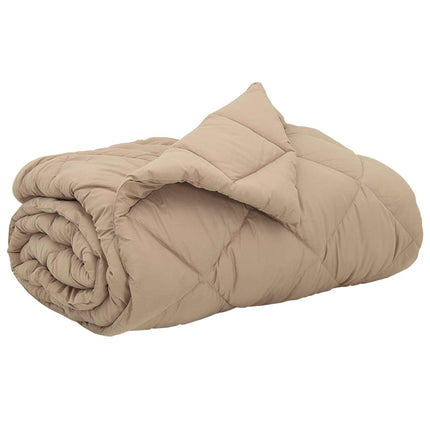 Full Års-Duvet Taupe 200 x 200 cm Mikrofiber