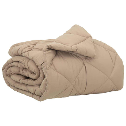 Full Års-Duvet Taupe 135 x 220 cm Mikrofiber
