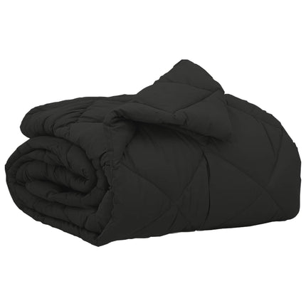 Full Års-Duvet Svart 140 x 200 cm Mikrofiber