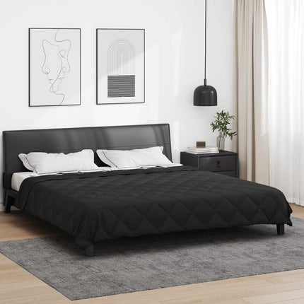 Full Års-Duvet Svart 220 x 260 cm Mikrofiber