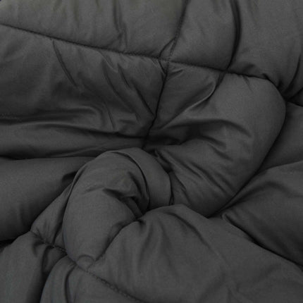 Full Års-Duvet Svart och Anthracit 155 x 200 cm Mikrofiber