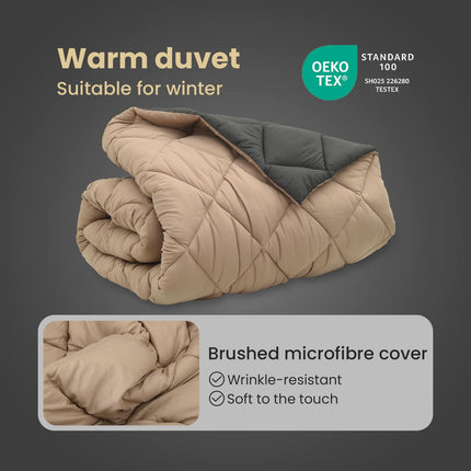 Vinter Täcke 200 x 200 cm 450 gsm Mikrofiber (100% polyester)