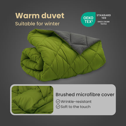 Vinter Täcke 220 x 240 cm 450 gsm Mikrofiber (100% polyester)