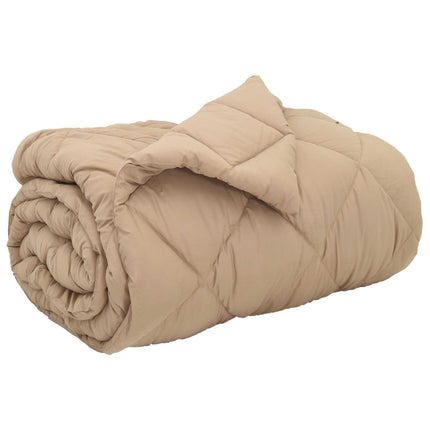 Vinter Täcke Taupe 135 x 200 cm Mikrofiber