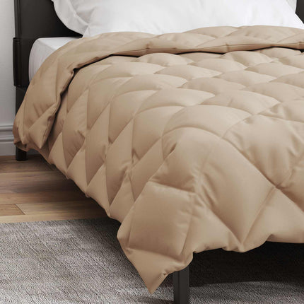 Vinter Täcke Taupe 140 x 200 cm Mikrofiber