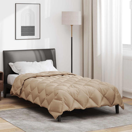 Vinter Täcke Taupe 155 x 220 cm Mikrofiber