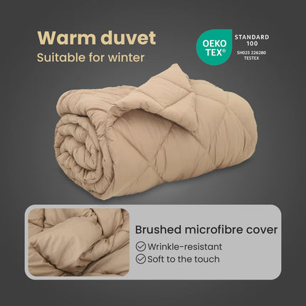 Vinter Täcke 135 x 220 cm 450 gsm Mikrofiber (100% polyester)