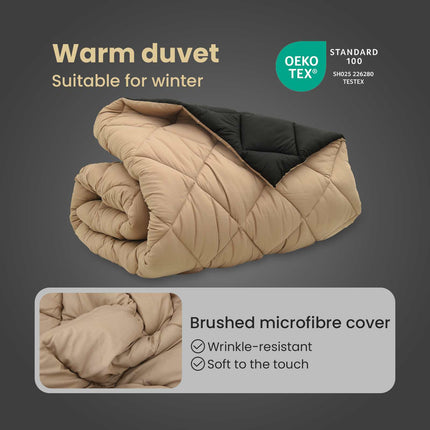 Vinter Täcke 200 x 220 cm 450 gsm Mikrofiber (100% polyester)